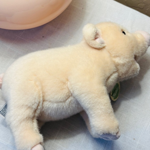 Aurora Nature Babies Adorable Cream Piglet Stuffed Animal Toy 12” Gift - Picture 2 of 9